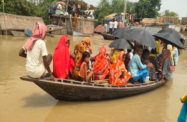 The furious form of Ganga in Sahibganj
