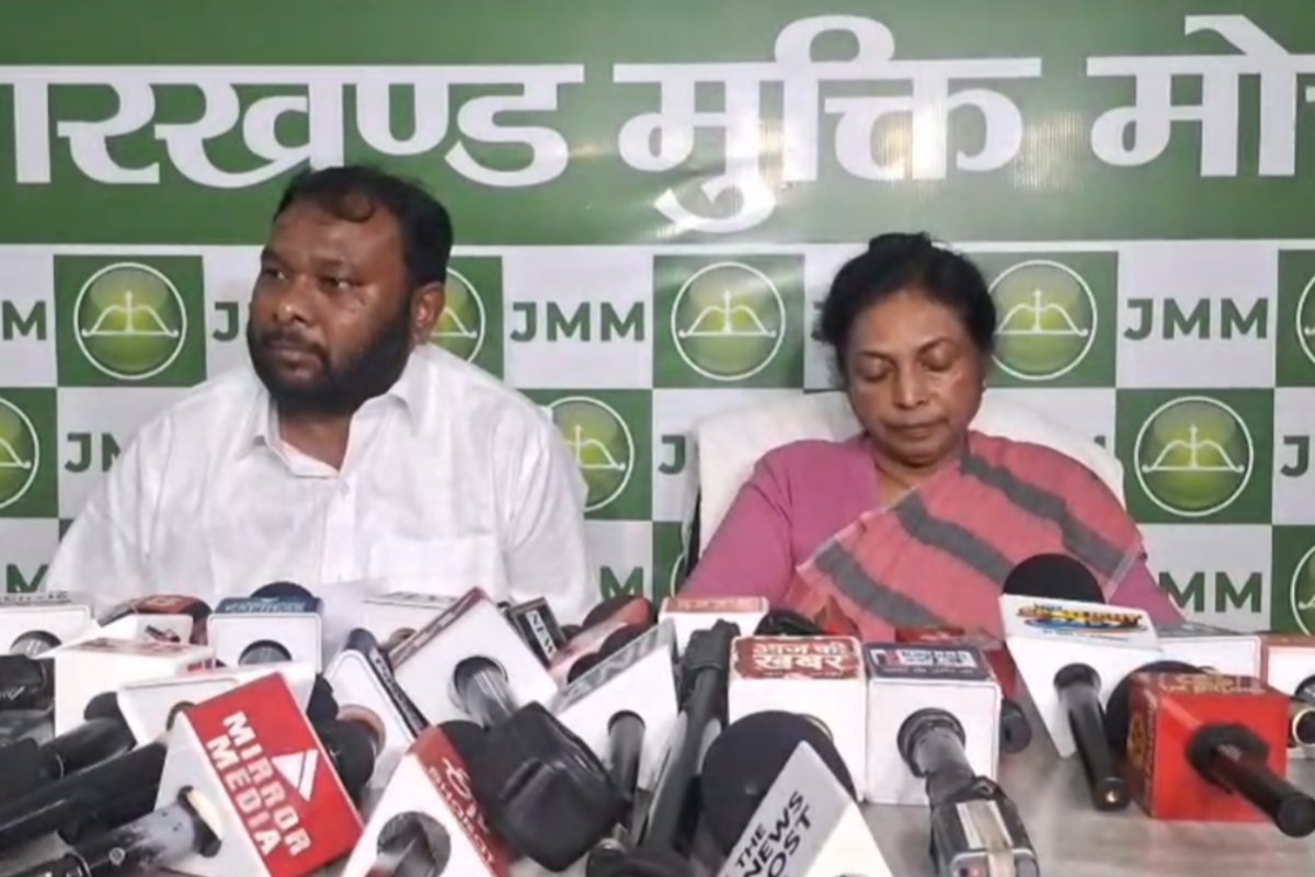 JMM targets Centre and Madhya Pradesh government over the deaths of tribal children in Balaghat.