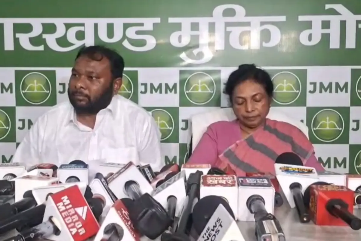JMM targets Centre and Madhya Pradesh government over the deaths of tribal children in Balaghat.