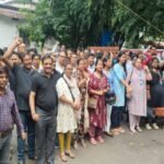 Bank employees in Jharkhand on strike demanding a five-day banking week.