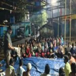 Meeting of the Oraon community at Ban Tola Akhara regarding preparations for the Karam festival.