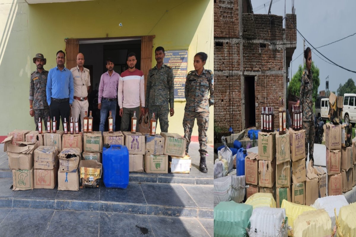 Chatra: Mini-factory for counterfeit foreign liquor busted in Postiya.