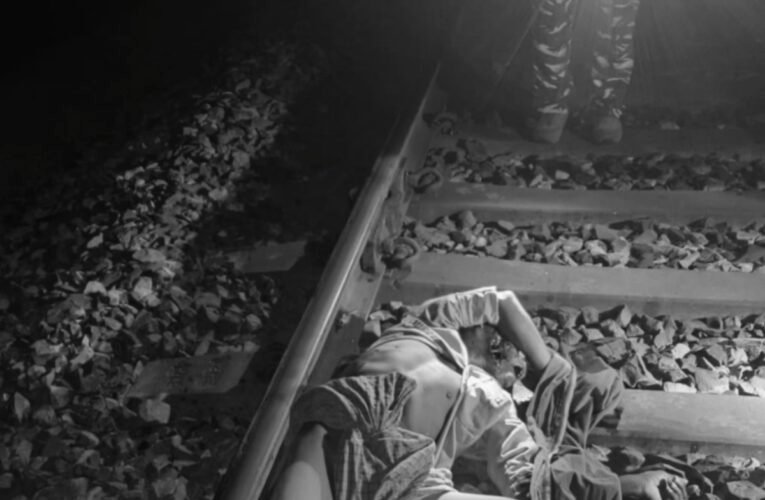 Man dies after being struck by a goods train; accident occurred near Ukamad at midnight.