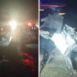 Horrific collision between two trailers in Koderma Valley