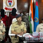 Two suspects arrested while preparing to commit a crime near Hehal Ground; a country-made pistol and live ammunition recovered.
