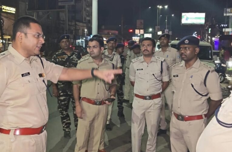 Special police drive in Ranchi ahead of Ganesh Puja; crackdown on criminals and those frequenting criminal hideouts.