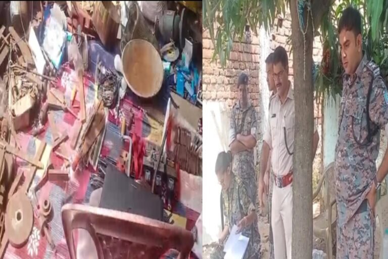 गोड्डा : कथित पत्रकार से जुड़े घर में अवैध हथियार निर्माण का आरोप, पुलिस ने बरामद की देशी कट्टा बनाने की मशीन