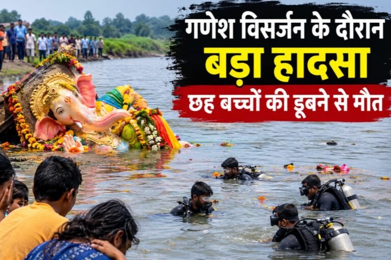 गणेश विसर्जन के दौरान बड़ा हादसा, छह बच्चों की डूबने से मौत; तेलंगाना के संगारेड्डी में पसरा मातम