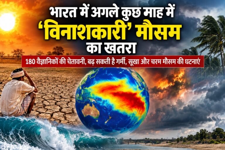 भारत में मंडरा रहा ‘विनाशकारी’ मौसम का खतरा! वैज्ञानिकों ने दी चेतावनी, अगले कुछ महीनों में बढ़ सकती है गर्मी और सूखे की मार
