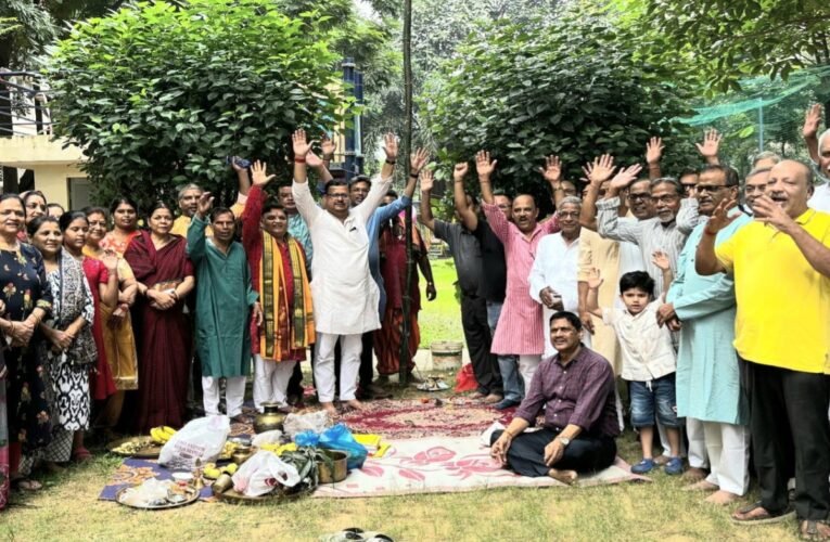 आशियाना अनंतारा में दुर्गा पूजा पंडाल का भूमि-पूजन और खूंटी पूजन