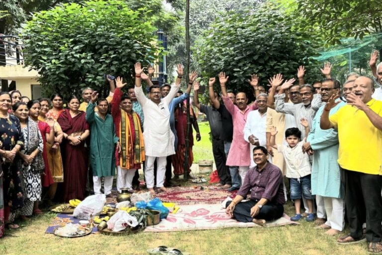आशियाना अनंतारा में दुर्गा पूजा पंडाल का भूमि-पूजन और खूंटी पूजन