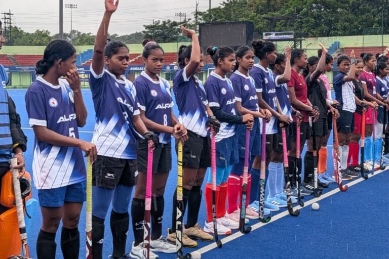 सीनियर राष्ट्रीय महिला हॉकी चैंपियनशिप के लिए झारखंड टीम का ट्रायल, 52 खिलाड़ियों ने आजमाया दम