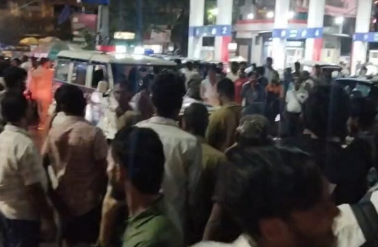 साकची गोलचक्कर पर किन्नरों और ट्रैफिक पुलिस में भिड़ंत, ऑटो हटाने को लेकर सड़क पर हंगामा