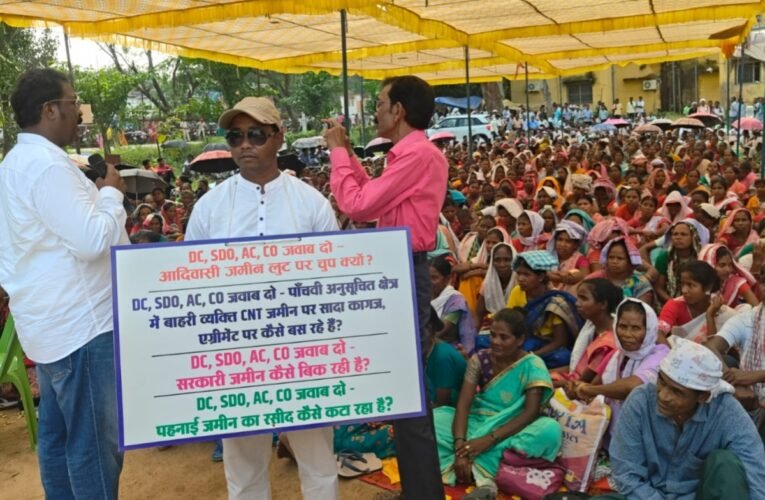 hundreds-villagers-protest-against-bharatmala-pariyojana