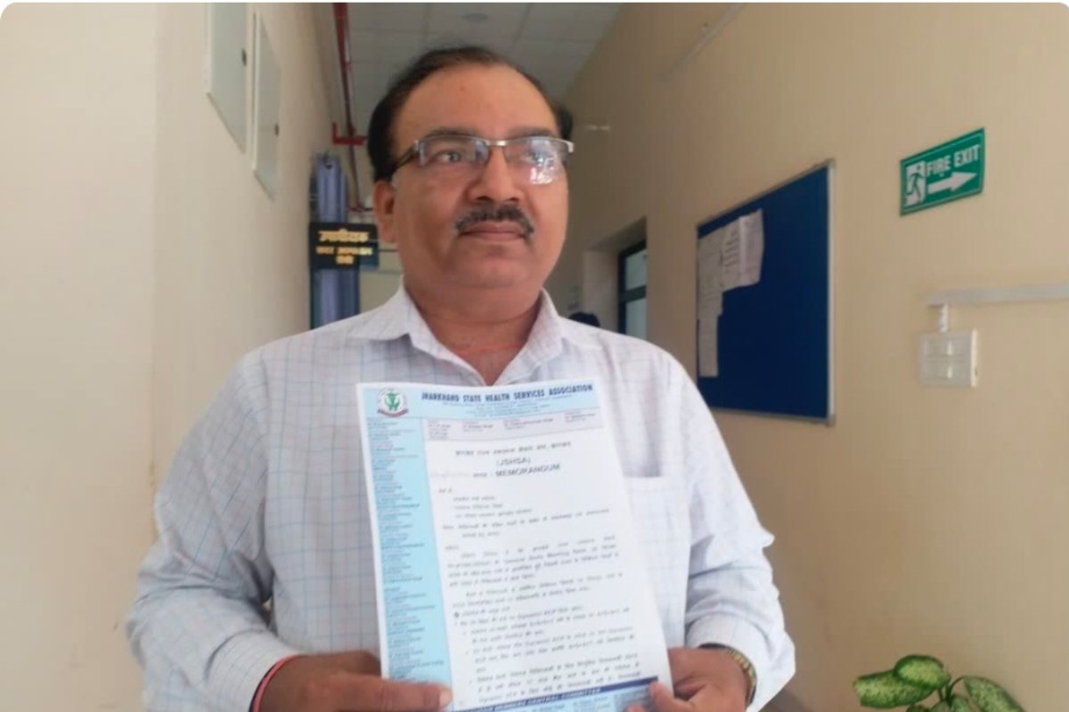 government-doctors-jharkhand-wear-black-badges