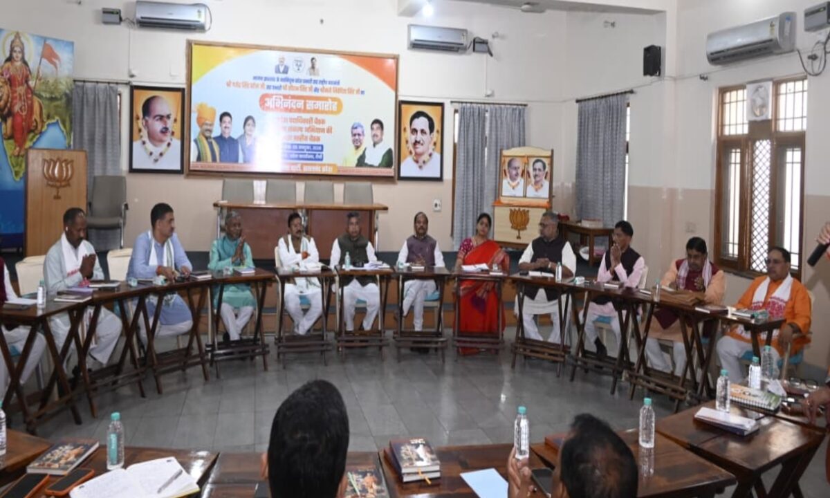 brainstorming-organization-upcoming-programmes-bjp-jharkhand
