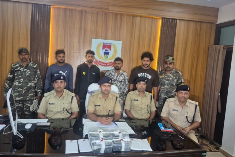 रांची में 4000 पुड़िया ब्राउन शुगर बरामद, चार गिरफ्तार