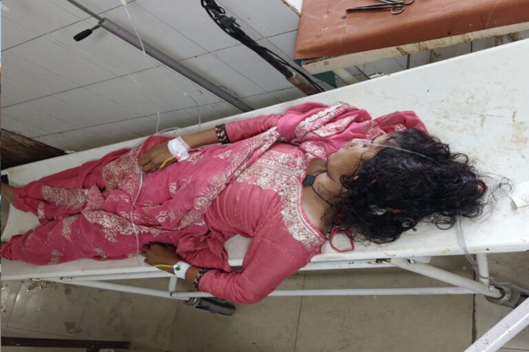 मायके जाने के दौरान मोटरसाइकिल से गिरी महिला, इलाज के दौरान मौत