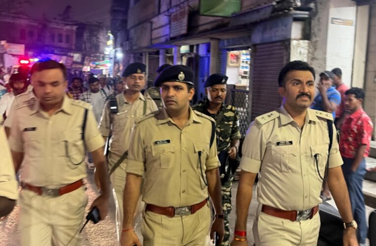 ranchi-police-alerts-durga-puja-inspects