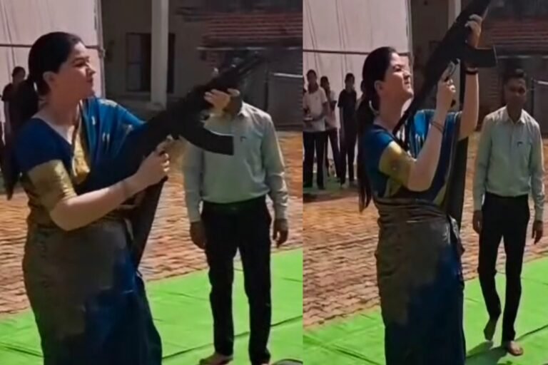 दशहरा पर IPS अंकिता शर्मा ने AK-47 से की हर्ष फायरिंग, वीडियो वायरल