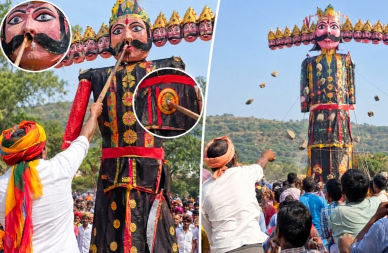 ravan-not-burnt-two-villages-rajasthan
