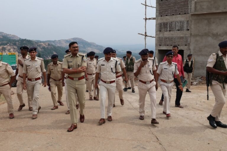 रामरेखा महोत्सव की सुरक्षा तैयारियों का एसपी ने लिया जायजा, ड्रोन से होगी निगरानी