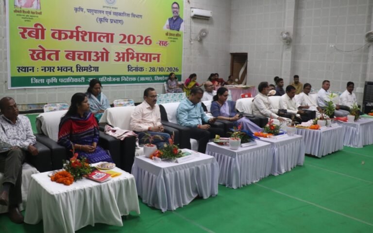 सिमडेगा में अब 6 नवंबर को लगेगा कृषि यंत्र मेला, किसानों को मिलेंगे ट्रैक्टर-पंप सेट